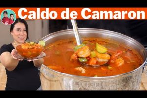 Delicioso caldo de camarón seco con verduras: receta fácil