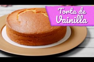 Torta clásica de vainilla: receta fácil y deliciosa