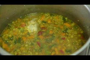 Sopa de lentejas con carne y quinua: deliciosa receta