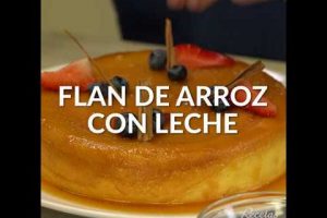 Delicioso Flan de Arroz con Leche al Horno: ¡Aprende la Receta!