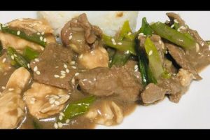 Receta de pollo mongoliano con arroz: ¡delicioso y fácil de preparar!