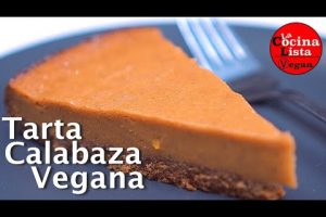 Tarta Vegana de Calabaza
