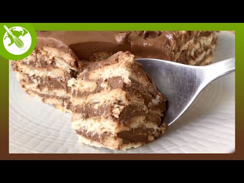 Tarta de galleta con chocolate: ¡Delicioso postre casero!