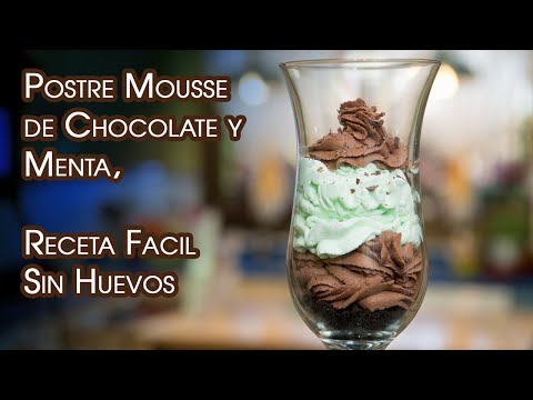 Delicioso mousse de chocolate y menta: receta fácil y rápida